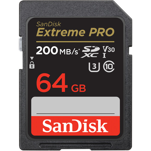 sandisk sd card 64GB extreme pro