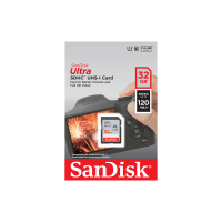 SANDISK ULTRA 32GB SDHC 120MB/S MEMORY CARD